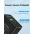 Vention USB-A+C (2port, 18W/20W,fekete), töltő