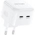 Vention USB-C+C (2port,35W/35W,fehér), töltő