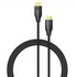 Vention Displayport/M -> Displayport/M (Szövet, fekete), 1,5m, kábel