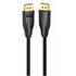 Vention Displayport/M -> Displayport/M (Szövet, fekete), 5m, kábel