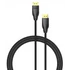 Vention Displayport/M -> Displayport/M (Szövet, fekete), 5m, kábel
