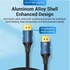 Vention DisplayPort/M (8K,HD, szövet, alu), 1m, kábel