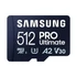 SAMSUNG SD kártya 512GB, PRO Ultimate olvasóval