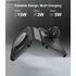 Choetech 3-1 hajtogatható, wireless, fekete, töltő
