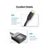 Vention USB-C -> HDMI (fekete, ABS type), 0,15m, Adapter