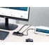Vention USB-C -> HDMI/ USB3.0*3/PD (0,15m, szürke, tükrös felületű), Dokkoló