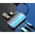 Vention USB-C -> USB3.0x4/PD  (0,15m Szürke Aluminum Ötvözet), Hub