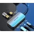 Vention USB-C -> USB3.0x3/SD/TF/PD (0,15m Szürke Aluminum Ötvözet), Hub