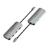 Vention USB-C -> HDMI/USB 3.0x3/PD (0,15m Szürke Aluminum Ötvözet), Dokkoló