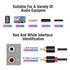 Vention 2*RCA/M -> 2*RCA/M , (audio,fekete), 2m, kábel