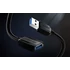 Vention USB 3.0,  (hosszabbító, fekete), 0,5m, kábel
