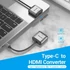 Vention USB-C -&gt; HDMI/USB3.0*3/TF/SD/RJ45/3.5mm/PD  (0,15m Szürke Aluminum Ötvözet), Dokkoló