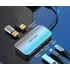 Vention USB-C -> USB-C Gen 1/USB3.0x3/PD  (0,15m Szürke Aluminum Ötvözet), Hub