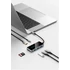 Vention USB-C -> HDMI/USB 3.0x3/SD/TF/PD (0,15m, szürke, tükrös felületű), Dokkoló