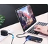 Vention USB-C -> HDMI/ VGA/USB3.0*2/USB2.0*2/RJ45/TF/SD/PD (0,15m, szürke, tükrös felületű), Dokkoló