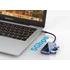 Vention USB-C -> HDMI/USB3.0*3/PD (0,15m Szürke Aluminum Ötvözet), Dokkoló