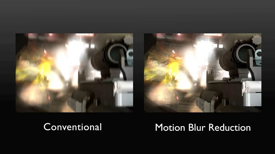 Motion Blur Reduction Off / On